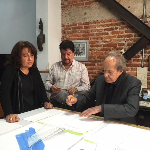 Mathias Goeritz   x   Teodoro Gonzalez de Léon